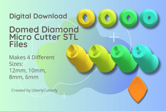 Discover the Versatility of Domed Diamond Micro Clay Cutter STL Files