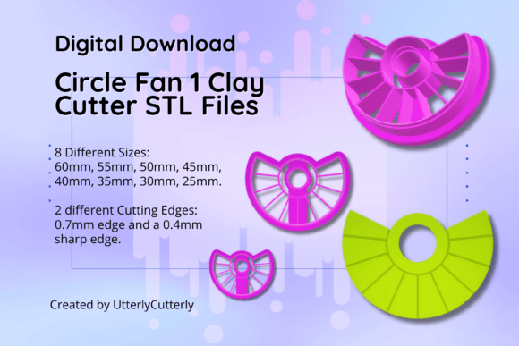 Discover the Versatility of the Clay Cutter STL File Circle Fan 1- Celes