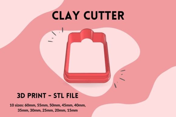 Elevate Your Crafting with the Frame Shape Clay Cutter 3D Print STL File