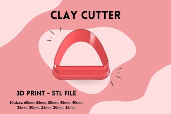 Embrace Nature's Beauty with Our Organic Shape Clay Cutter 3D Print STL