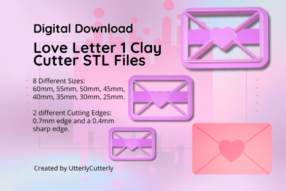 Love Letter Clay Cutter STL Files: Digital Design Guide