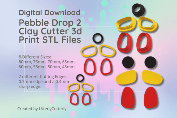 Pebble Drop Clay Cutter - STL Digital Files: Technical Specifications and Practical Evaluation
