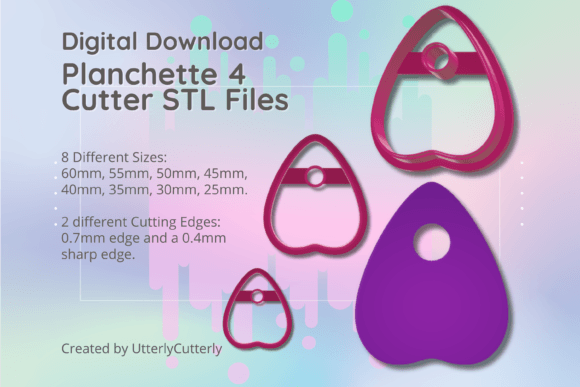 Planchette 4 Clay Cutter Halloween STL Guide