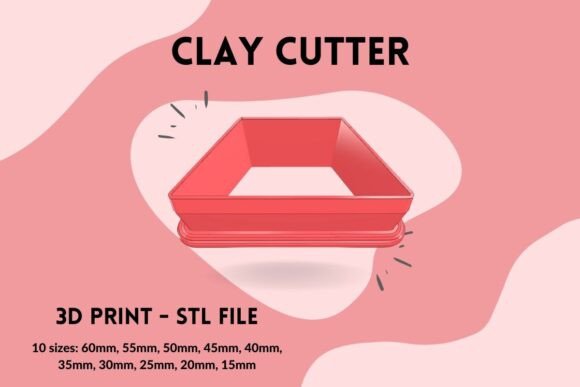 Unlock Creativity with Half Hexagon Clay Cutter 3D Print STL