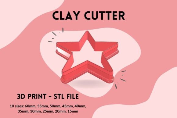 Unlock Creativity with Star Clay Cutter 3D Print STL