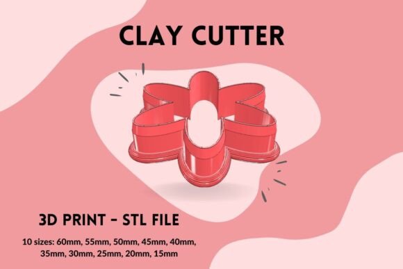 Unlock Your Creativity with the Flower Clay Cutter 3D Print STL File