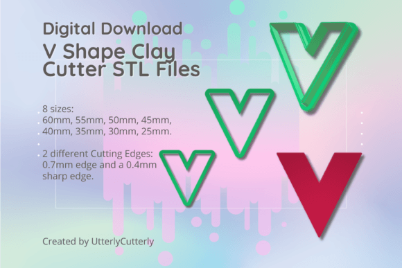 V Shape Clay Cutter STL: Precision Design Assets