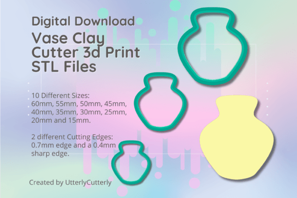 Vase Clay Cutter STL Digital File: Evaluating Design, Utility, and Printability
